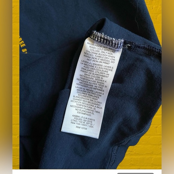 Adidas Navy Graphic T-Shirt Boys XL 18-20 Logo Print T-shirt EUC - Picture 5 of 5